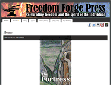 Tablet Screenshot of freedomforgepress.com